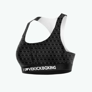 Sports Bra - Geo Black