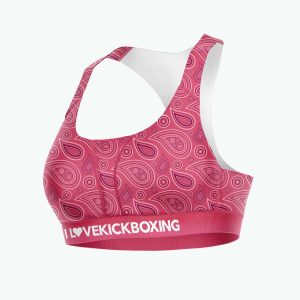 Sports Bra - Pixel Pink