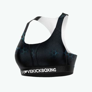 Sports Bra - Hexaverse Black
