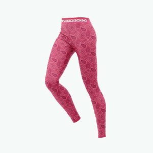 High Waisted Leggings - Pixel Pink