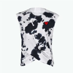 Cropped Tie Dye Twisted Tank