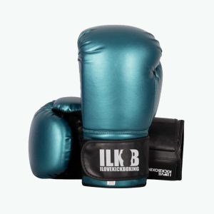 Gloves - Aqua Metallic