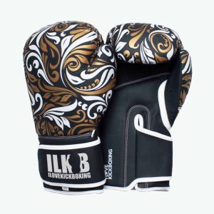 Gloves - Floral Gold