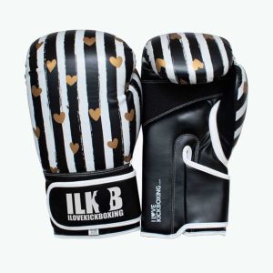 Gloves - Hearts Striped