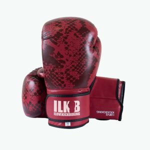 Gloves - Snake Burgundy