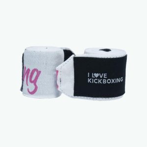 Hand Wraps - White/Pink