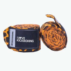 Hand Wraps - Orange Leopard