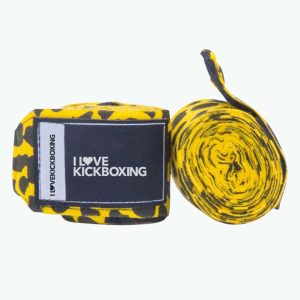 Hand Wraps - Yellow Leopard