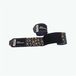 Super Star Hand Wraps - Navy/Gold