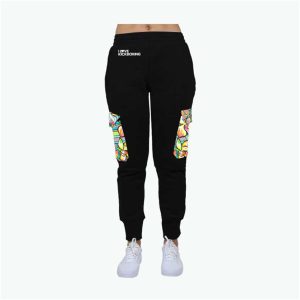 Tropic Vibes Cargo Joggers - Black