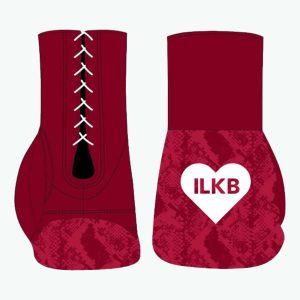 Keychain - Snake Burgundy