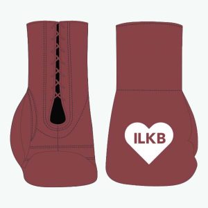 Keychain - Vintage Faux Red