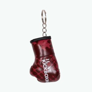 Keychain - Snake Burgundy (Text Logo)