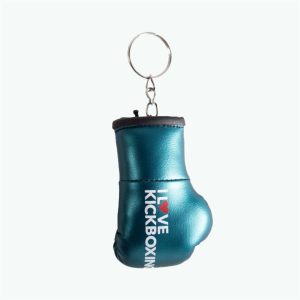 Keychain - Aqua Metallic (Text Logo)
