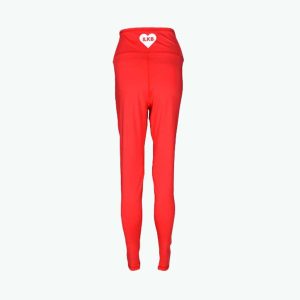 Red Hot High-Waisted Leggings