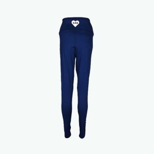 High-Waisted Leggings - Navy