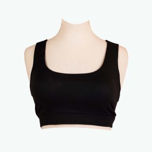 Cross Back Bra- Black